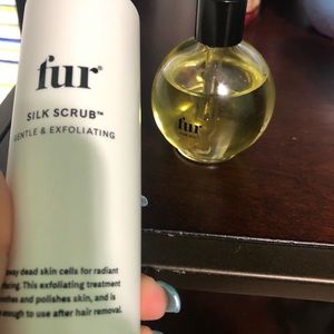 FUR body oil and FUR silk scrub! Bundle.